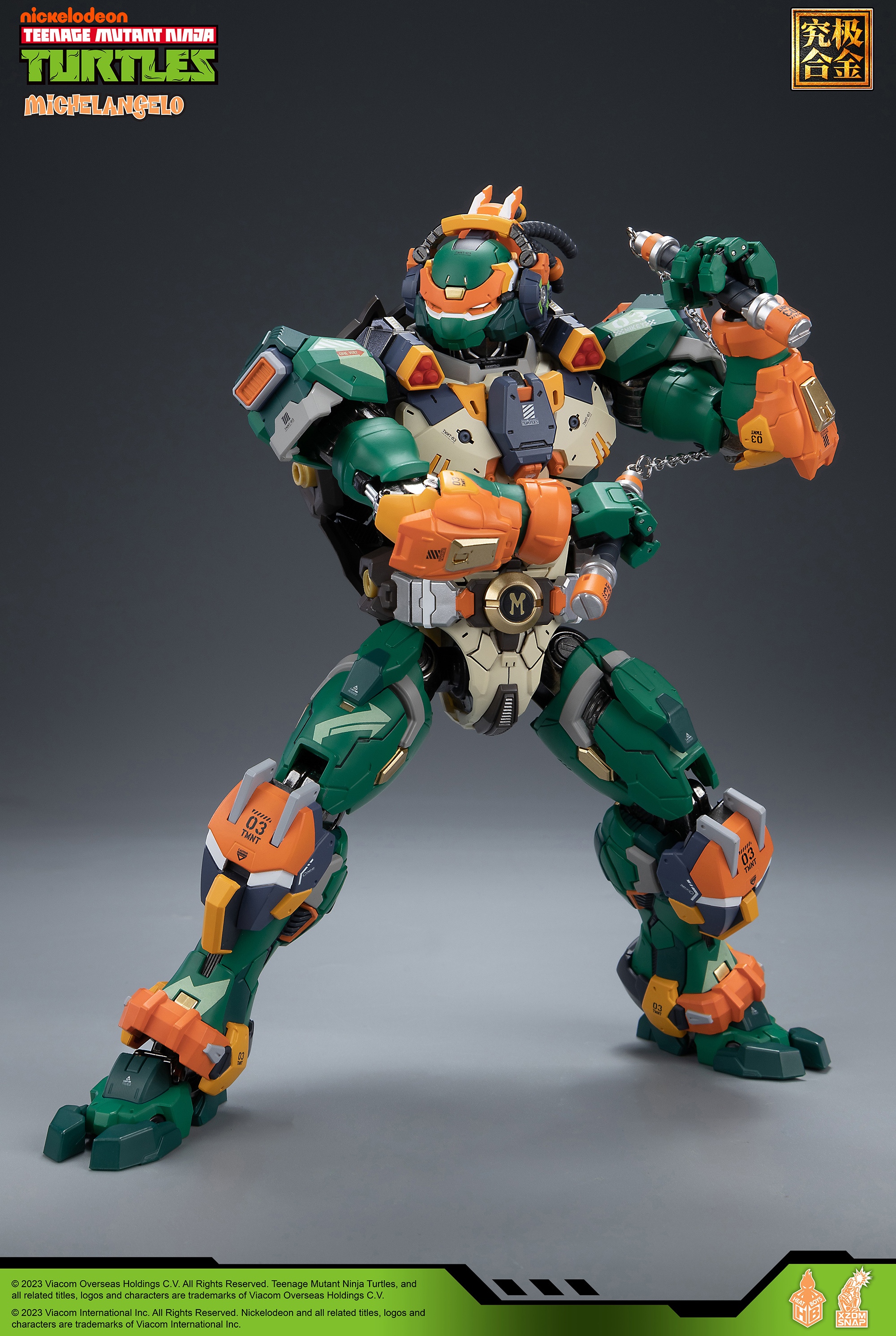 模型欣赏:机甲忍者龟 米开朗基罗