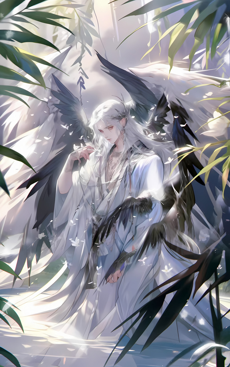 天使降临#二次元# #ai绘画# #ai共创计划