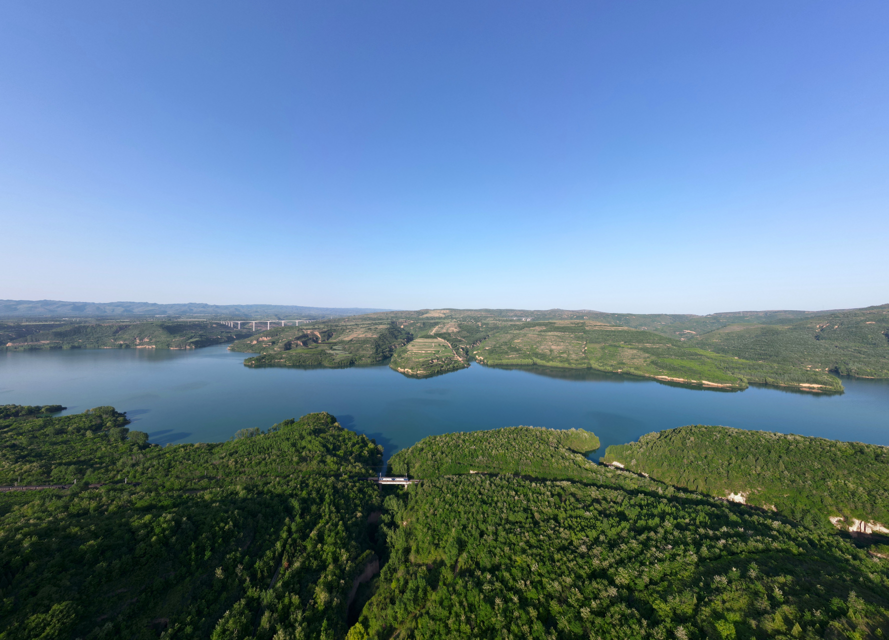 宝鸡冯家山水库图片