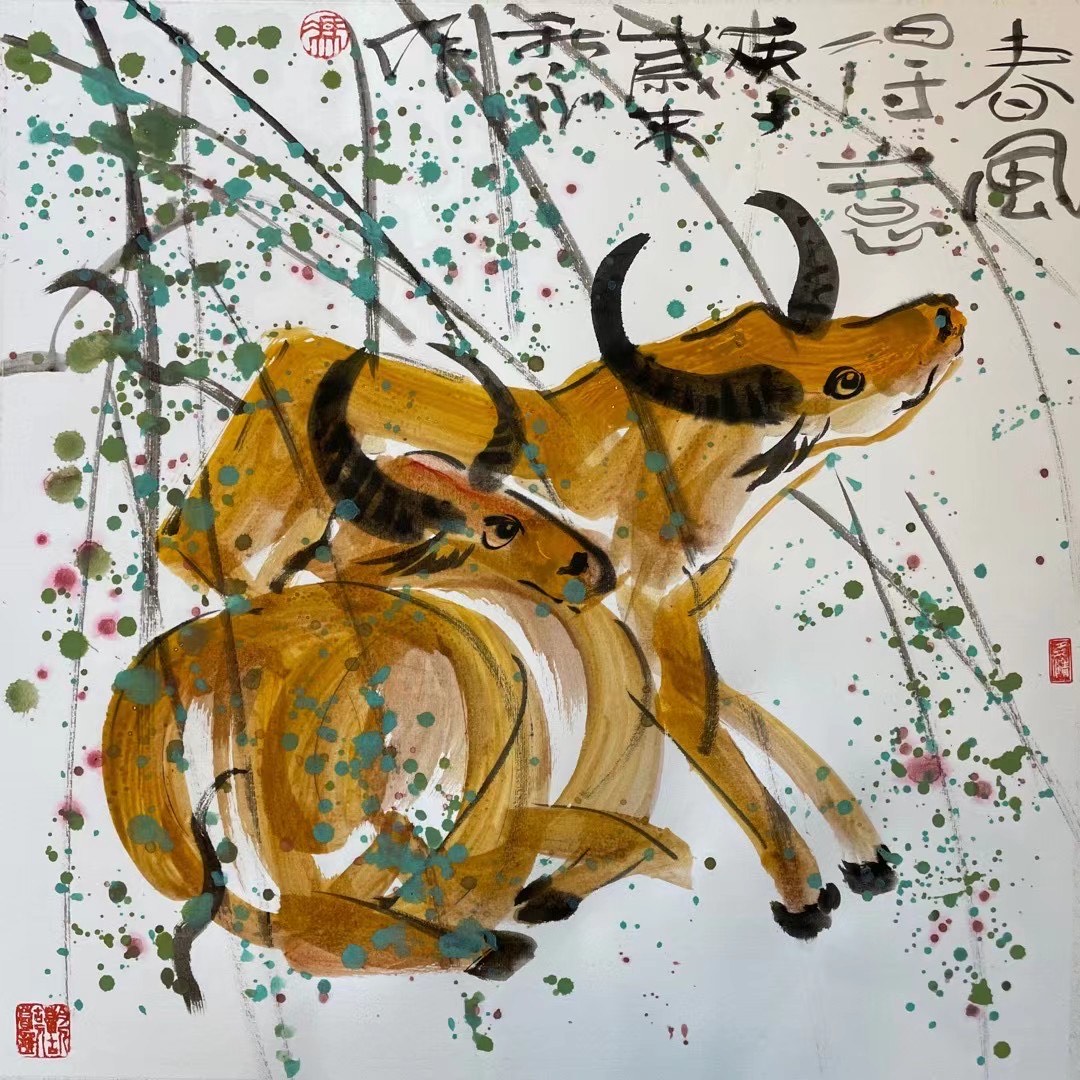 冯秋泓国画作品集,风格独特,百看不厌