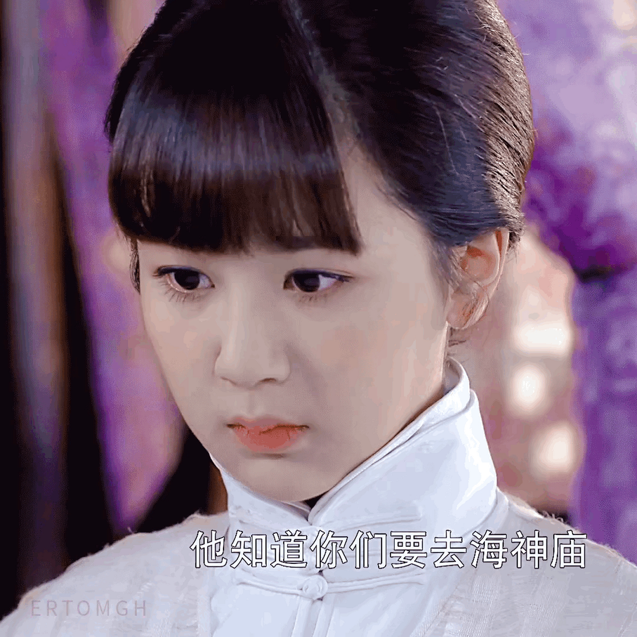 杨紫在《大秧歌》里扮演的吴若云,很喜欢在这部剧里面肉乎乎的小猴子