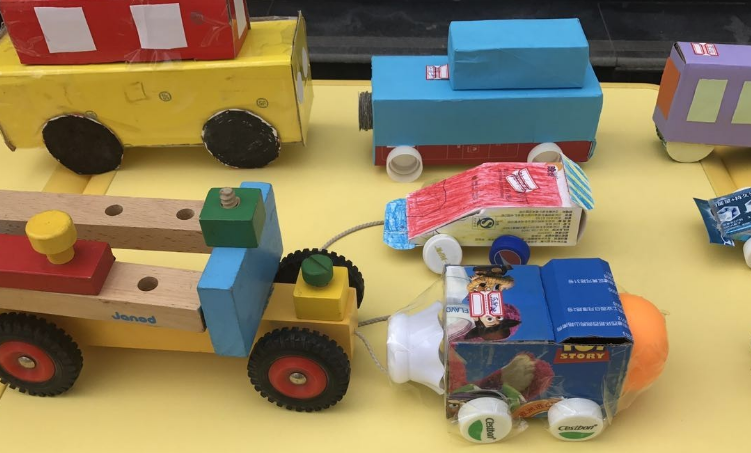 幼儿园手工小汽车制作过程