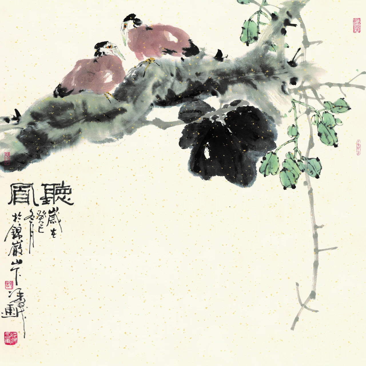 「艺惠藏」郜凌民笔下的写意花鸟画,可谓"笔造自然,墨生意味"