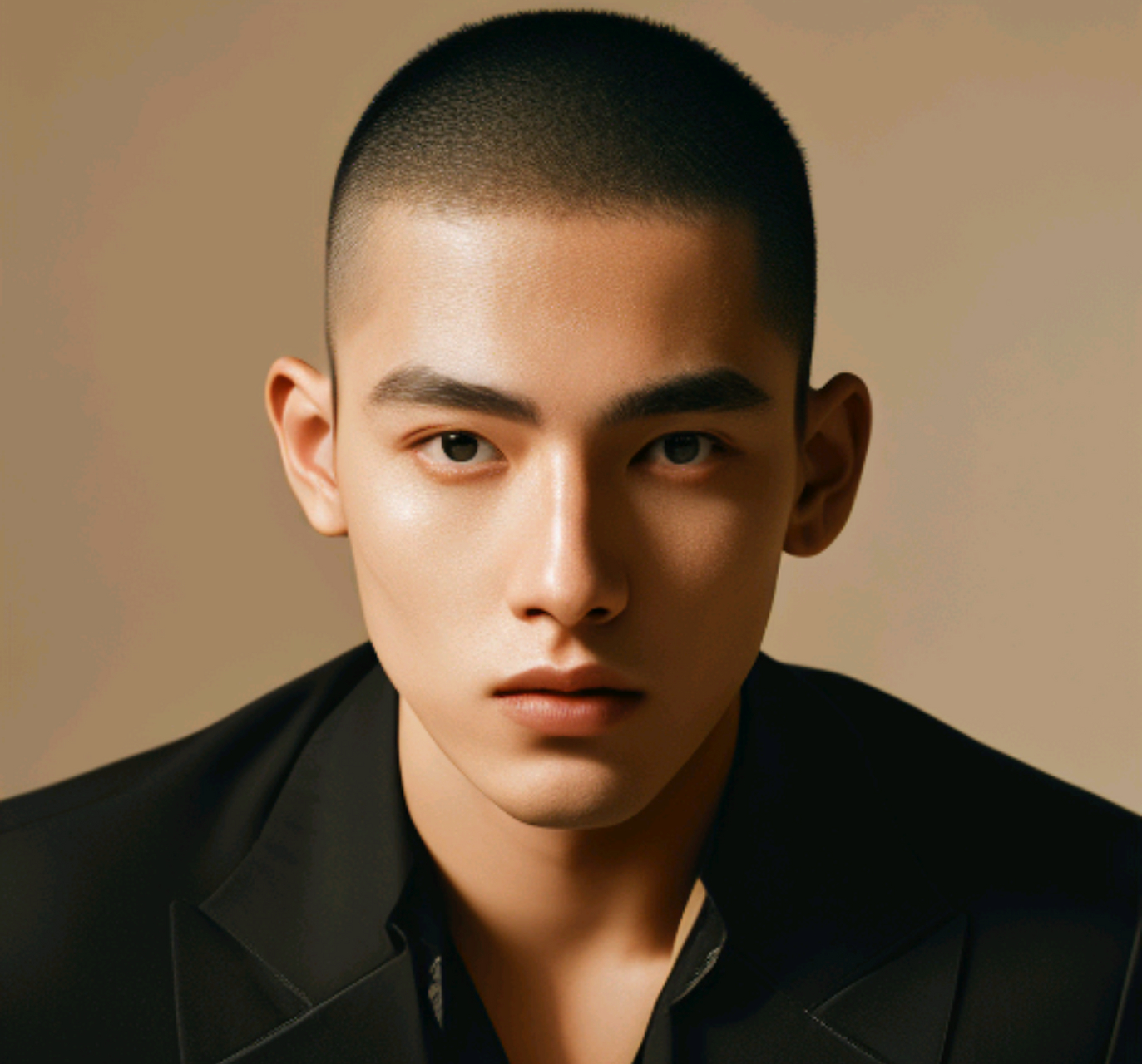 百度秋冬打卡挑战赛# 超短寸头,尽显男士硬朗魅力;轻松打造,引领时尚