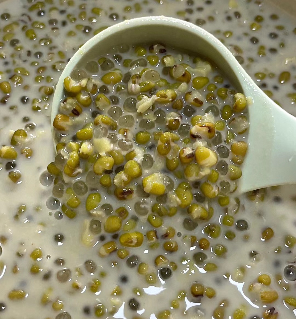 绿豆西米露,夏天必备的美食