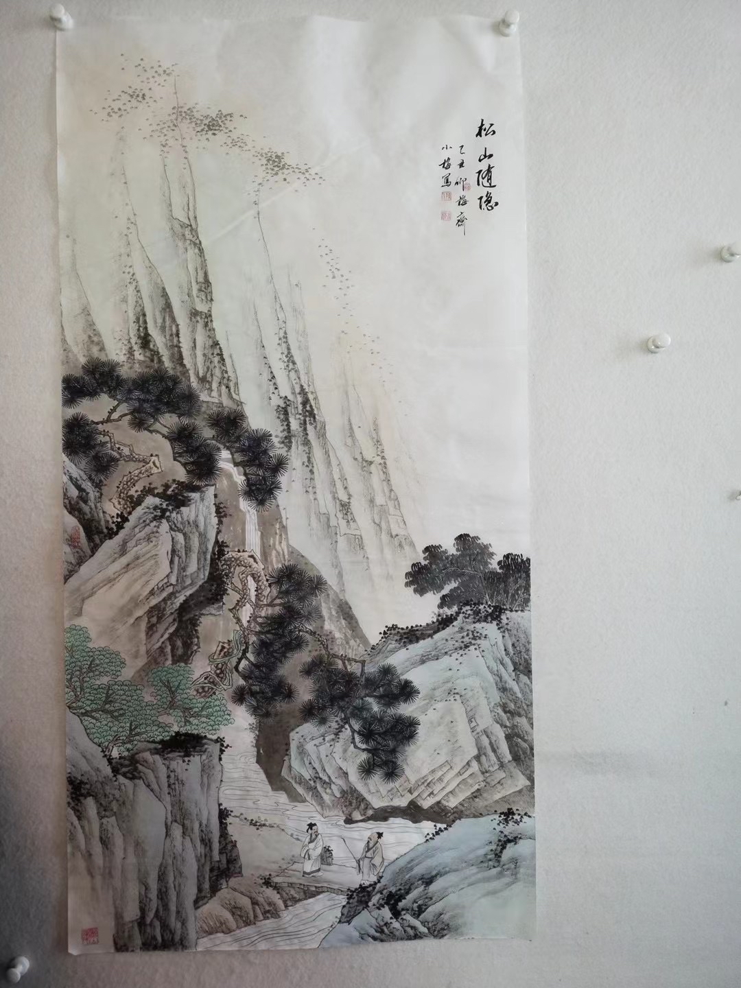 陳長智山水畫,潘文良花鳥畫作品集賞析