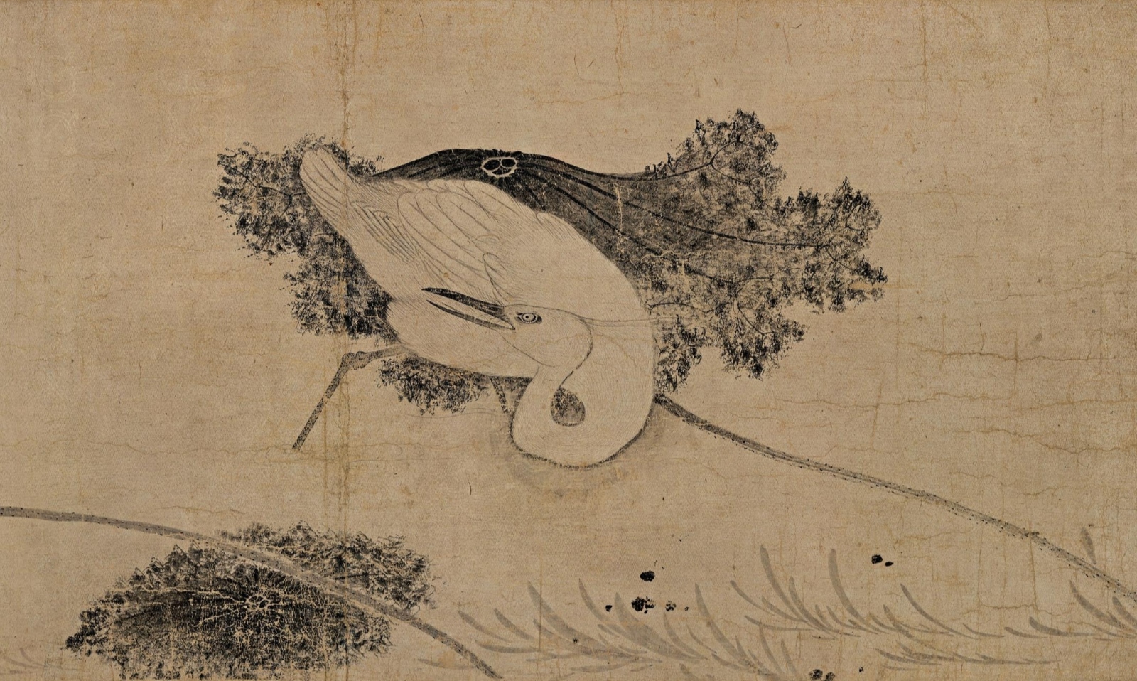宋徽宗《池塘秋晚图》