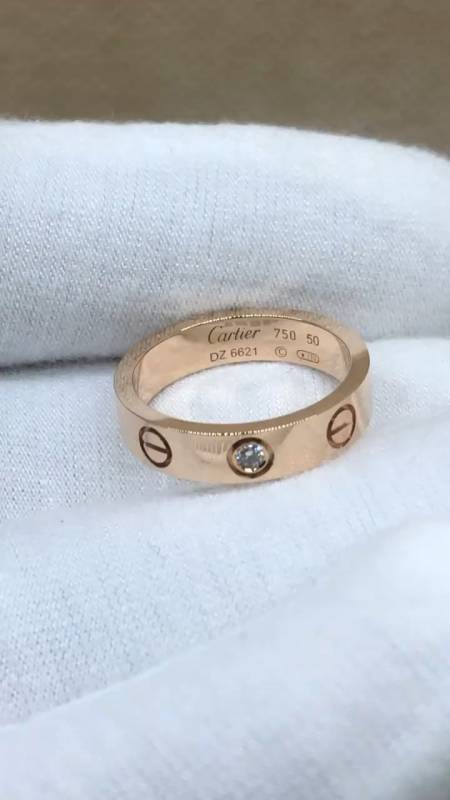 卡地亚 love钻石戒指#戒指#高端轻奢饰品#同城