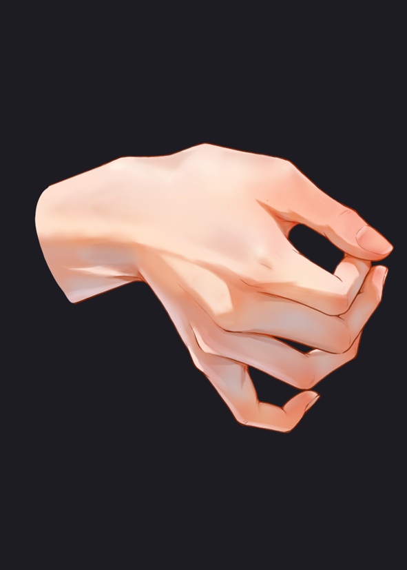 动漫各类手势图