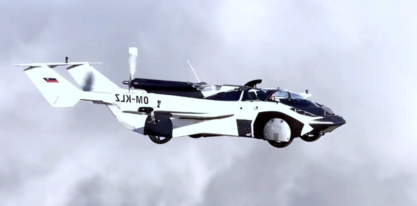 有了aircar飞行汽车你还用担心会堵车吗?