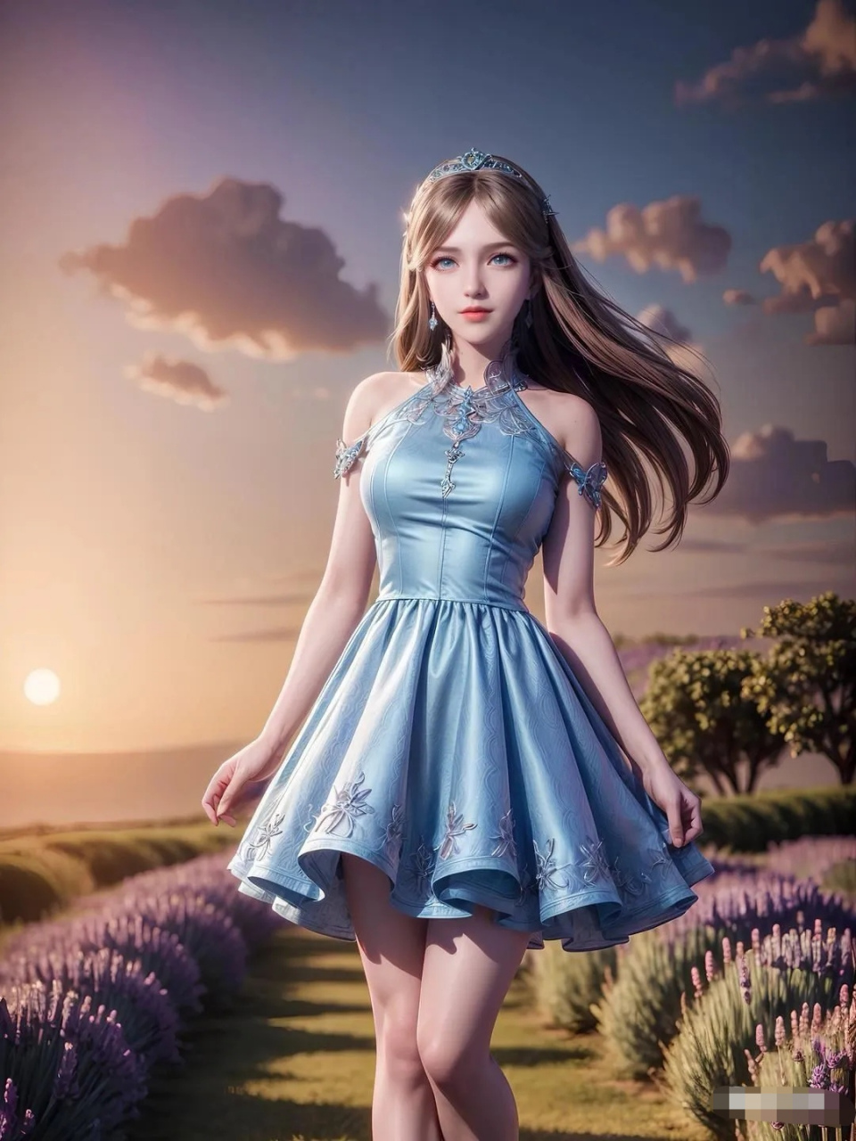 美图分享#宁荣荣～夕阳下的女神