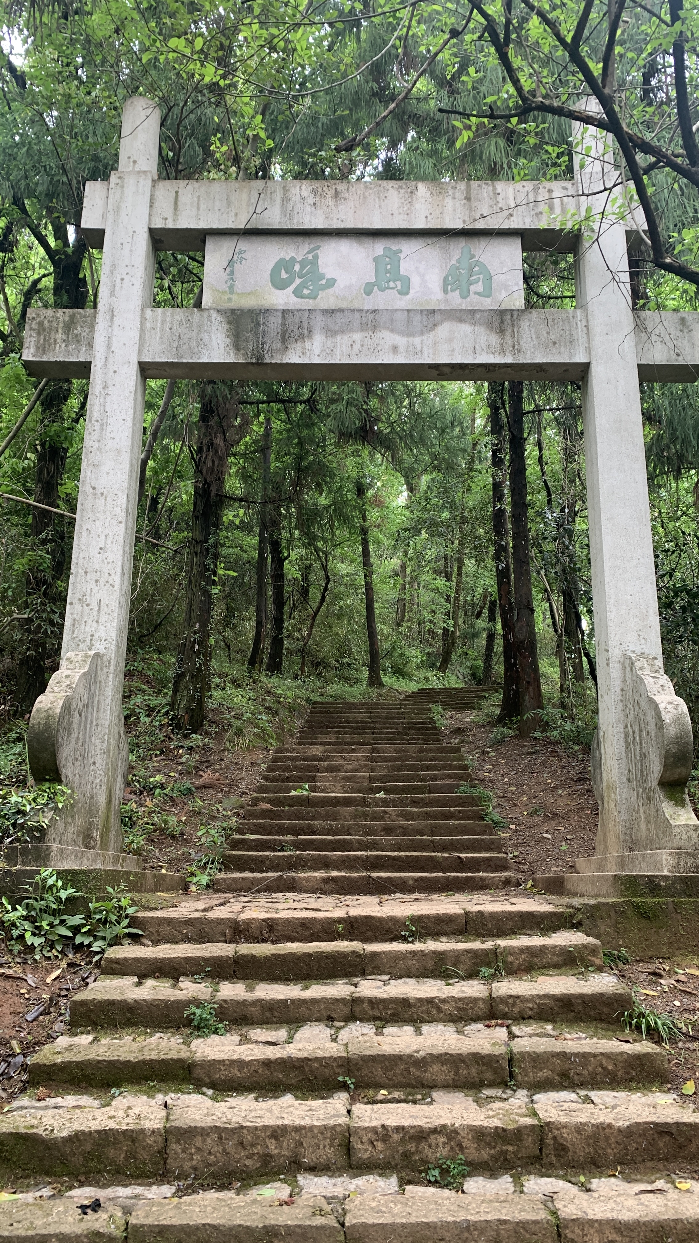 杭州西湖南高峰登山路线