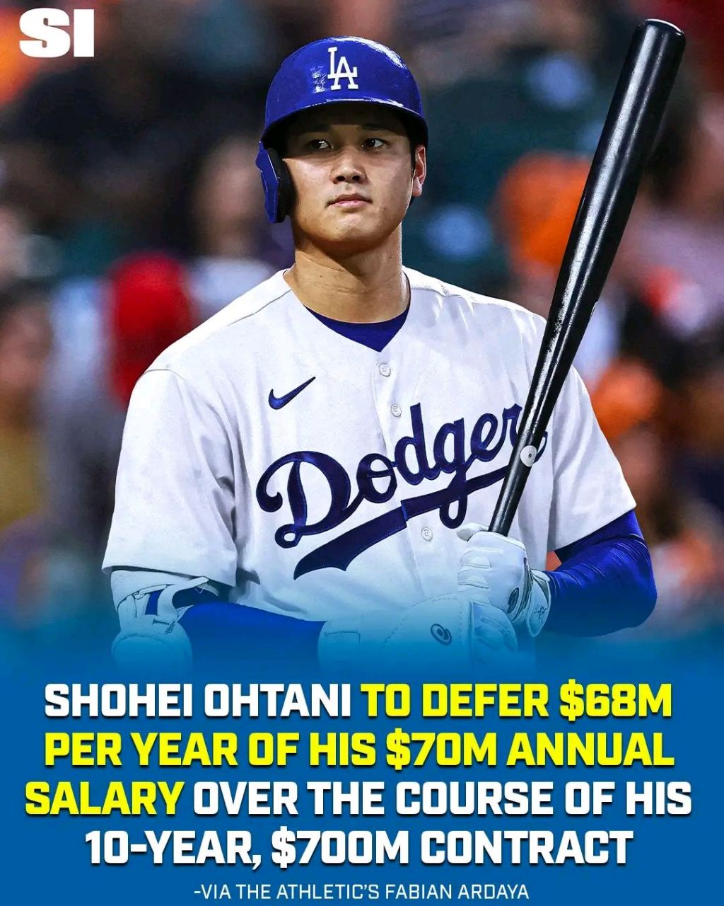 棒球# #大谷翔平10年7亿签约道奇# 美国棒球大联盟