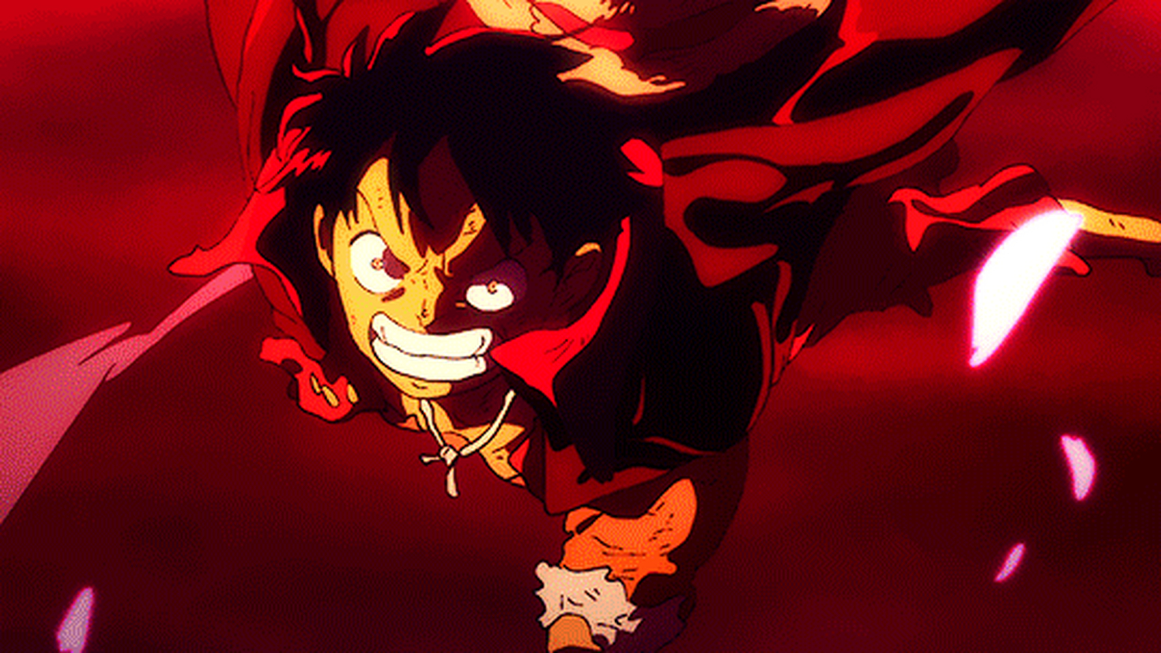 海贼王# 减少光污染后的海贼王1033集:路飞3档霸王色缠绕业火拳,恢适