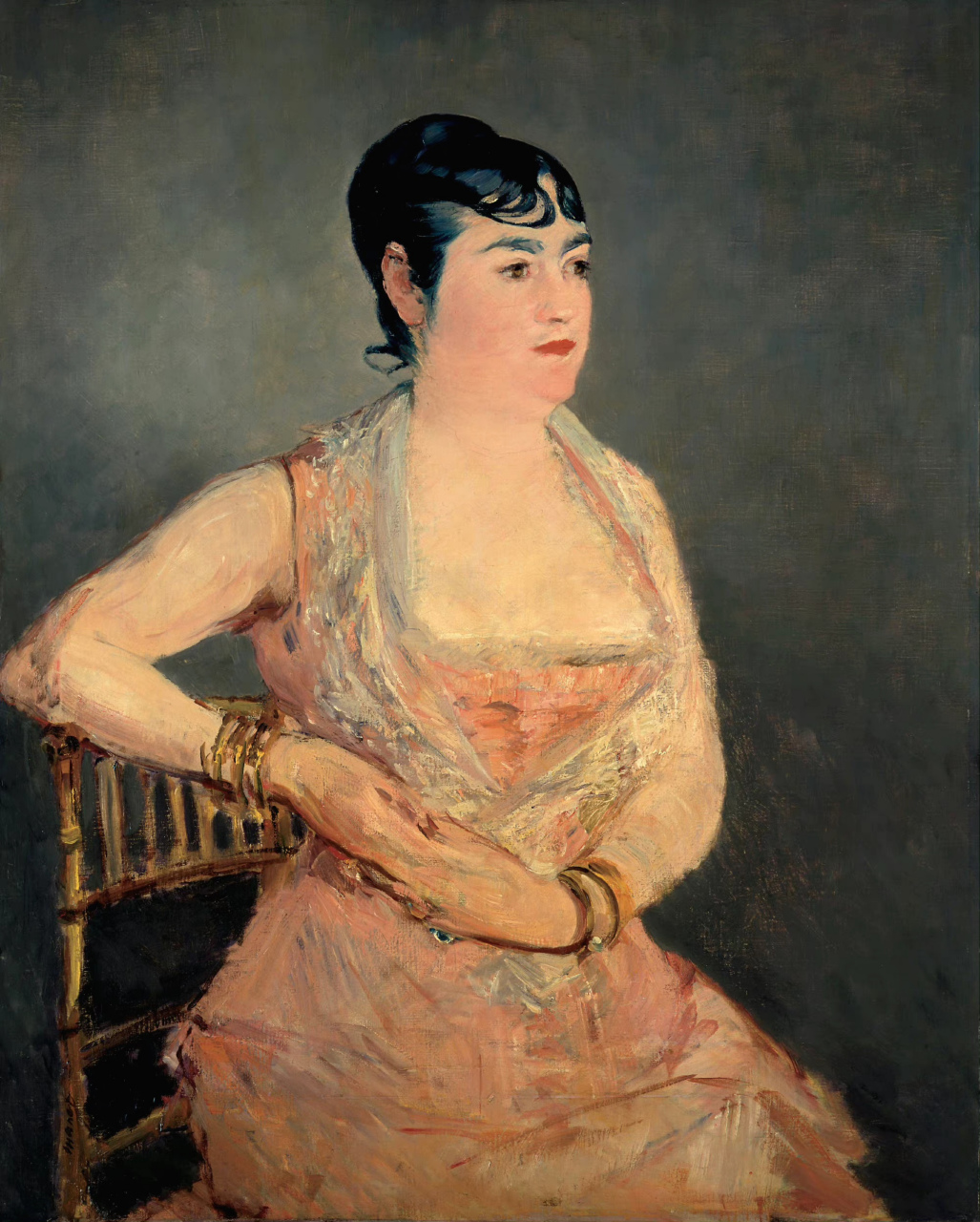 世界名画欣赏--马奈的人物肖像画 爱德华·马奈(07douard manet)是