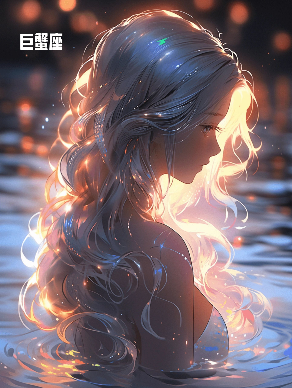 十二星座侧颜女神壁纸 背影 特效|十二星座之侧颜专属女神 十二星座