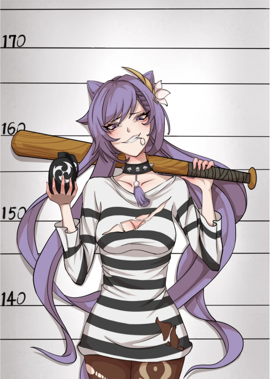 全员恶人  安柏,凌华,刻晴  #原神# #二次元