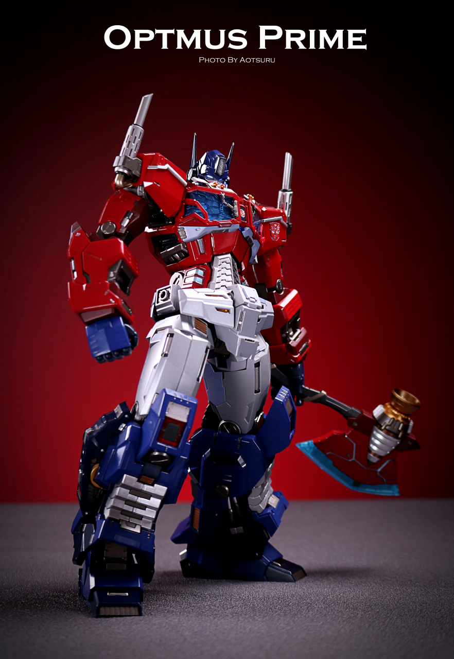 模型欣赏:flametoys 铁机巧 变形金刚 擎天柱,by 青弦.