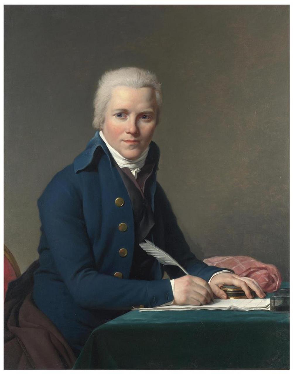 法国艺术家达维特 作品欣赏 雅各布布肖像