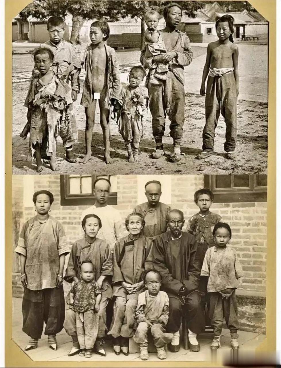 晚清普通家庭和地主家庭对比,同样生了6个孩子,地主家的孩子能穿丝绸