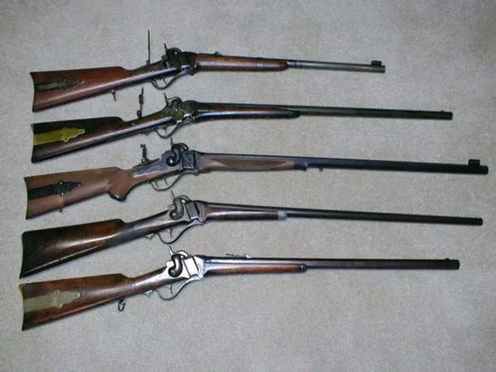 夏普斯后装枪是美国内战中最受欢迎的一款使用击发式发射机构的步枪