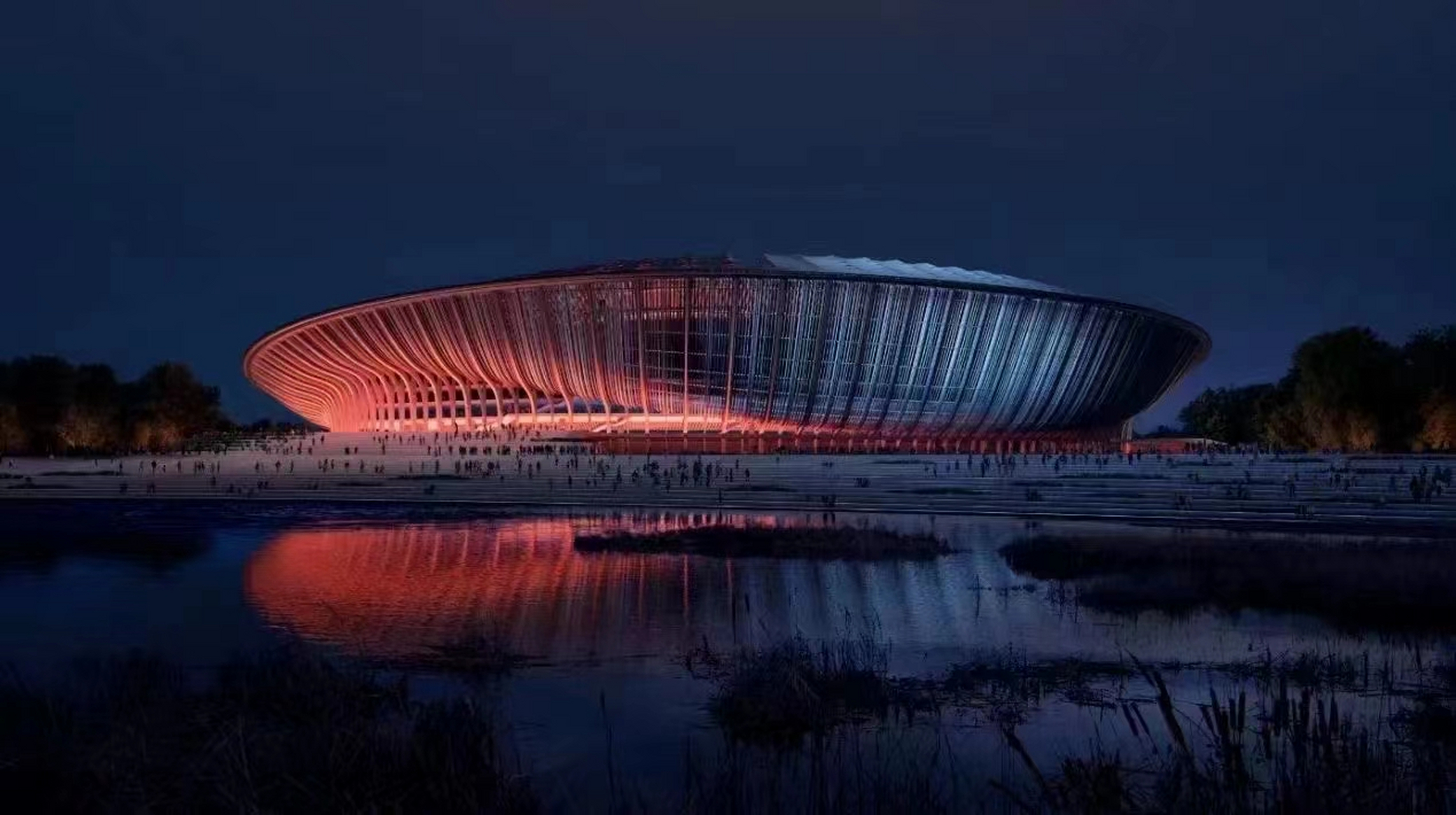 南沙全运会场馆效果图,相约2025年.