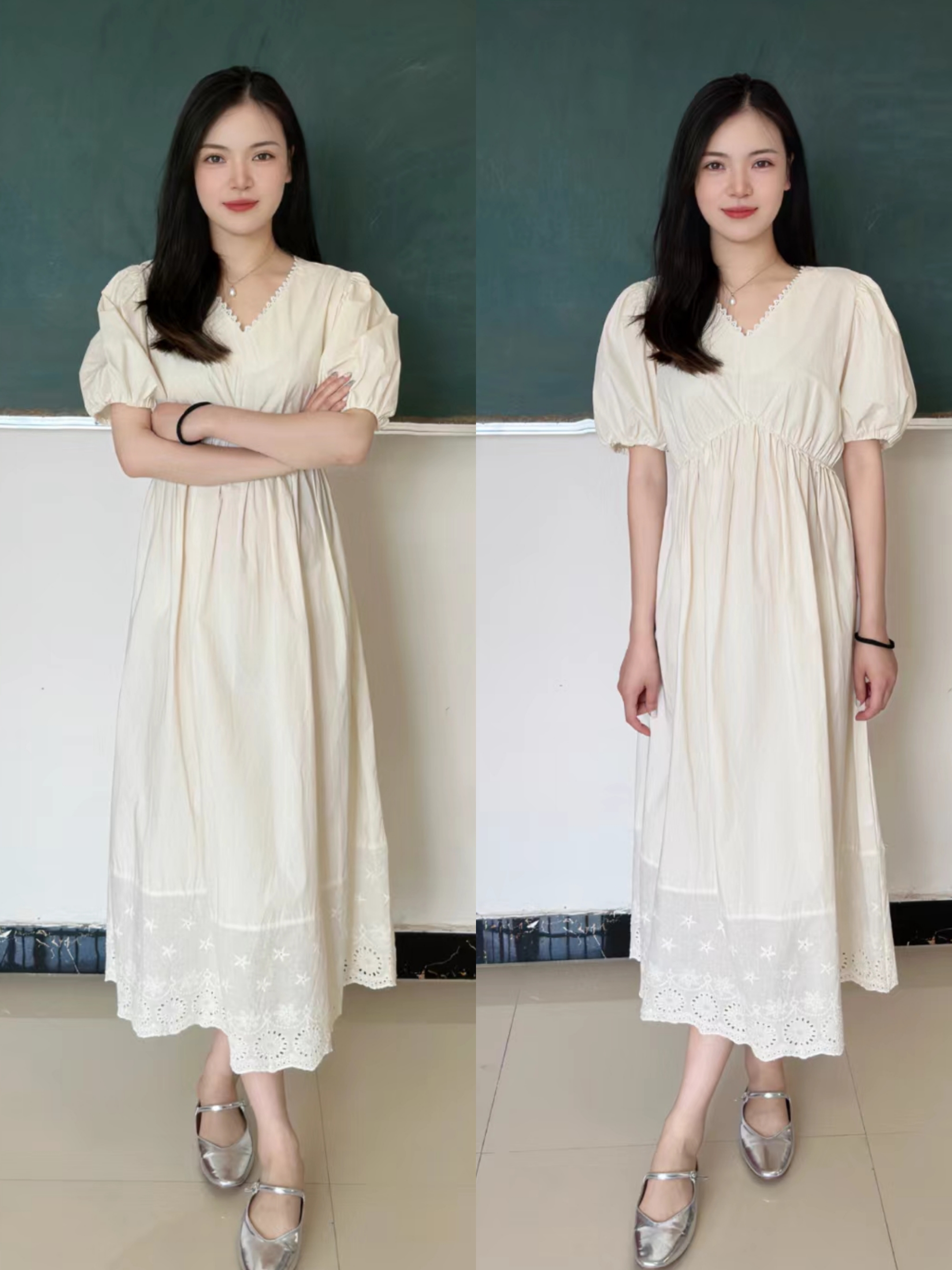 青年女教师得体穿搭大合集!短袖长裙这样选,学生同事看了都说好