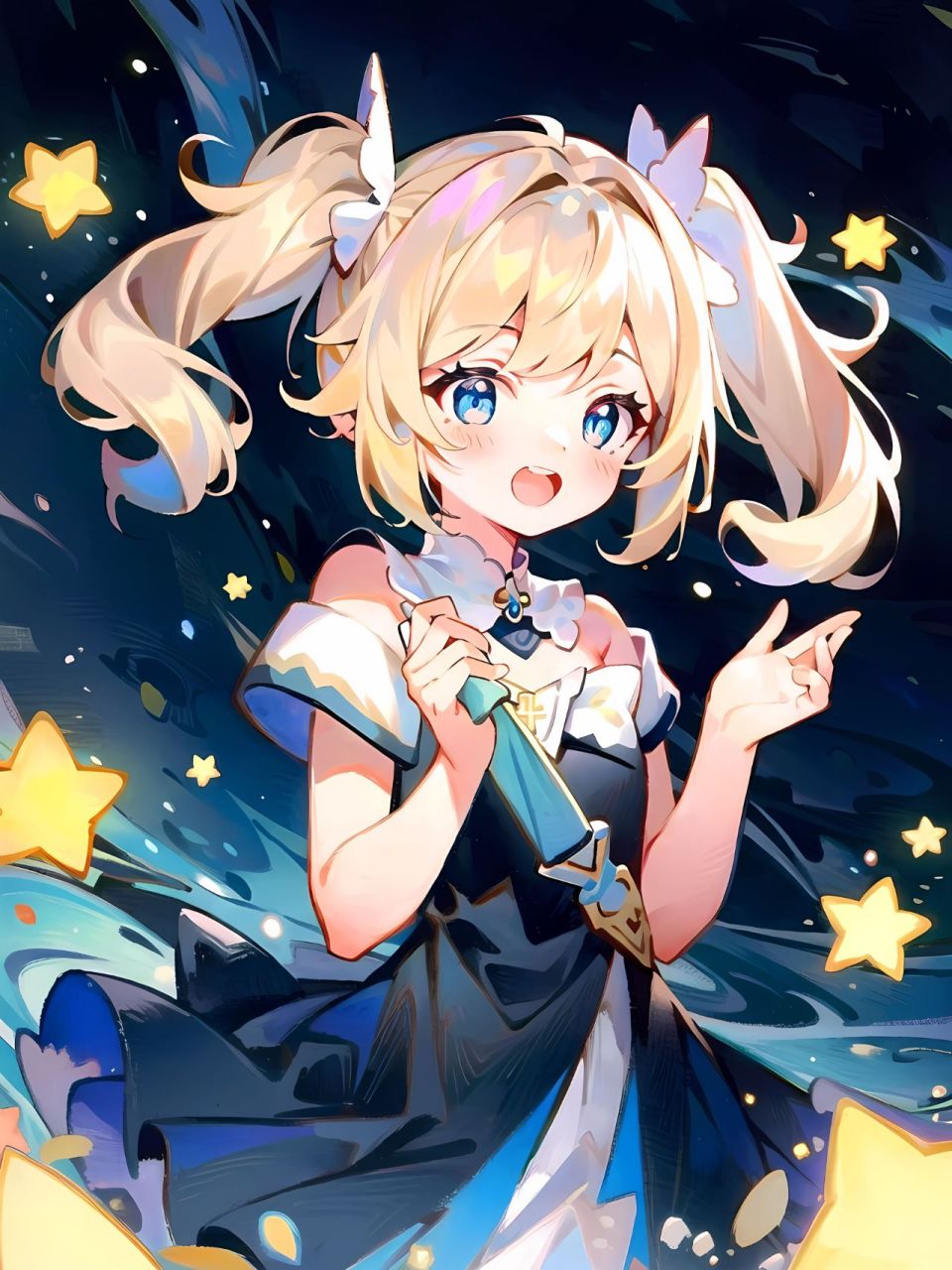 原神壁纸|和双马尾少女们,做一场周末美梦