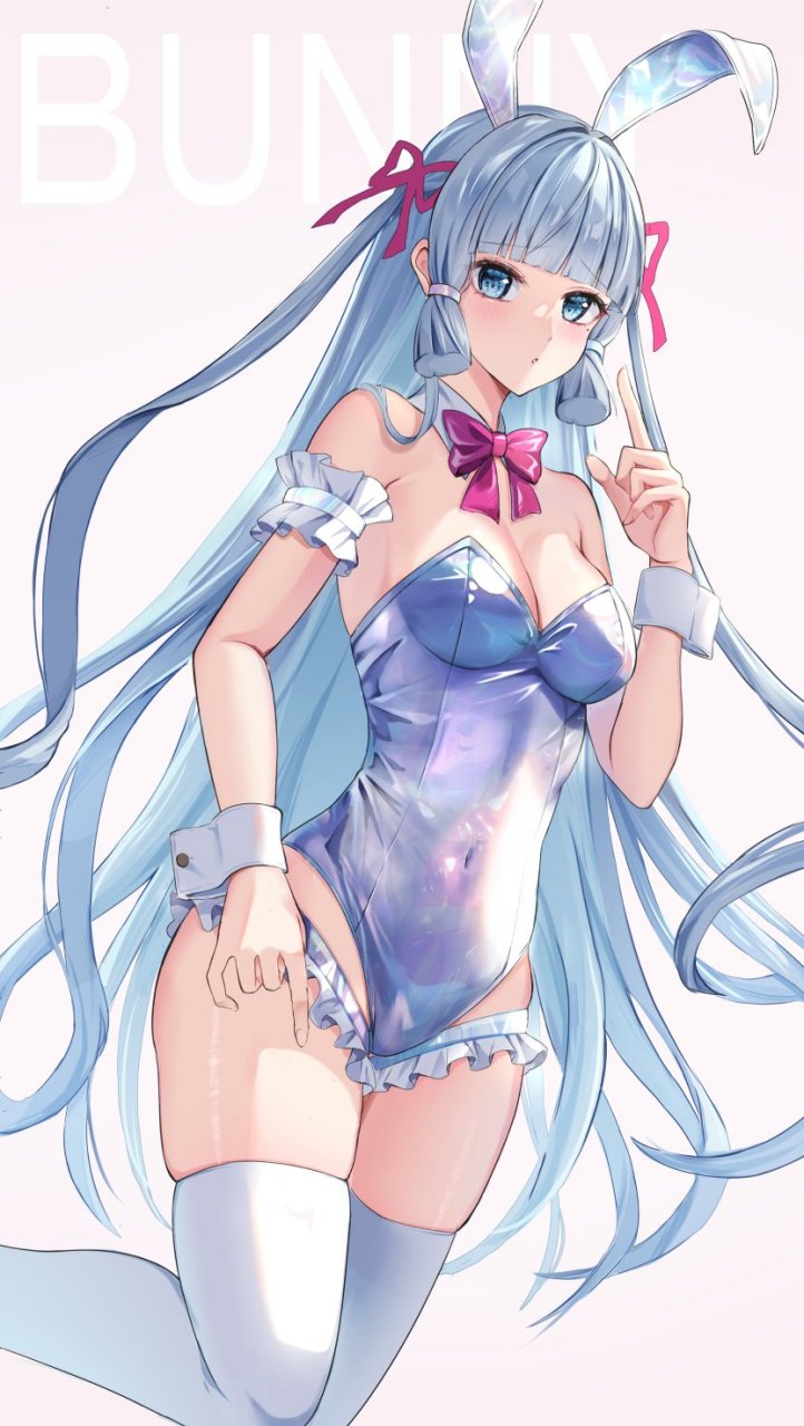 兔女郎神里绫华,老婆穿啥都好看[二哈]#原神