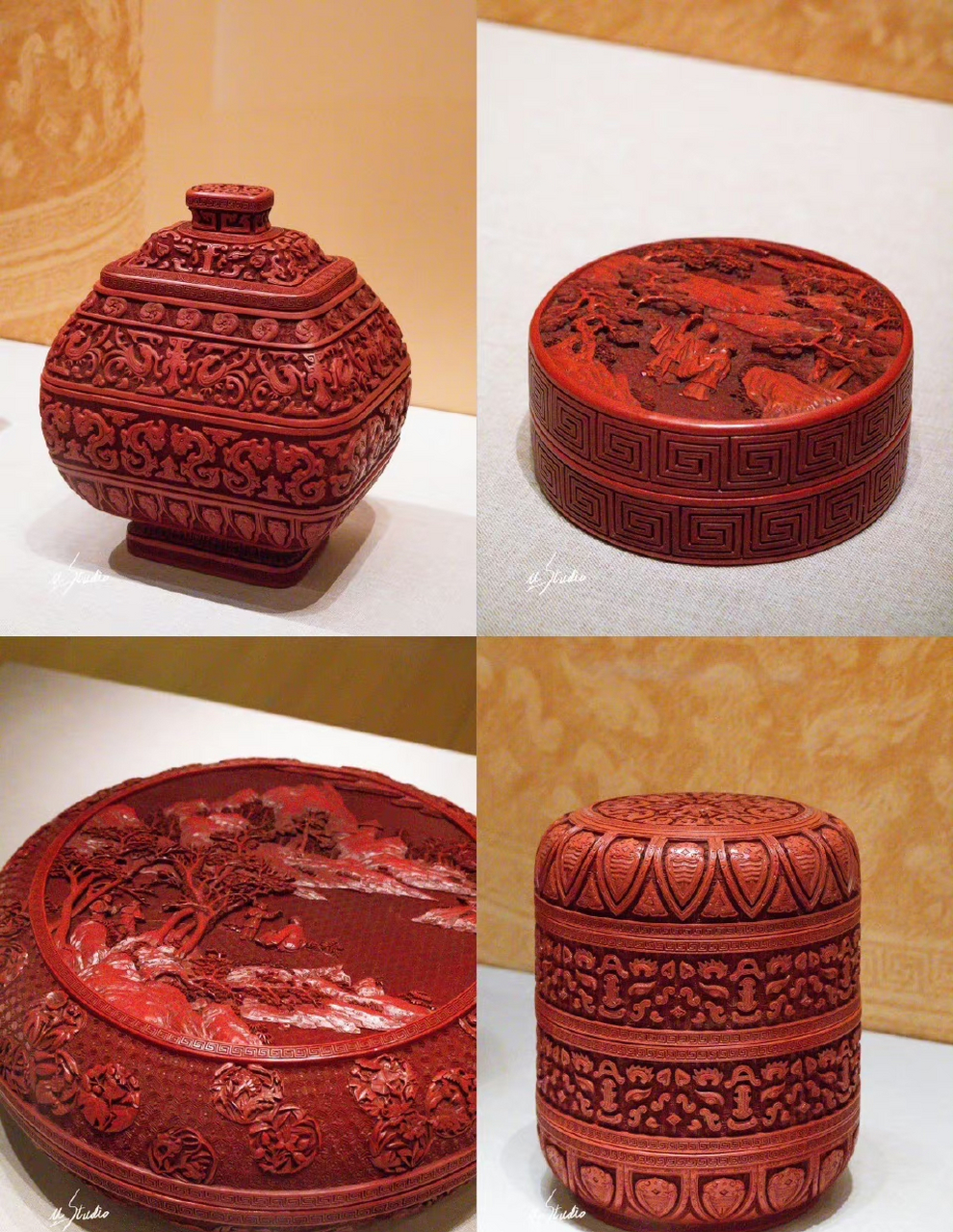 故宫博物院藏 清代乾隆朝漆器展之漆彩华章 正在长春伪满皇宫博物院