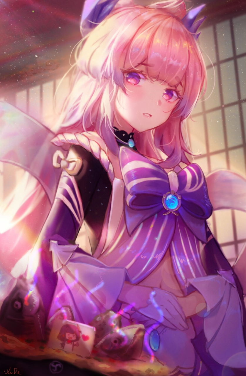 心海,荧吃鱼子时,你为啥脸红呢[滑稽][滑稽][滑稽] 画师:xude#原神