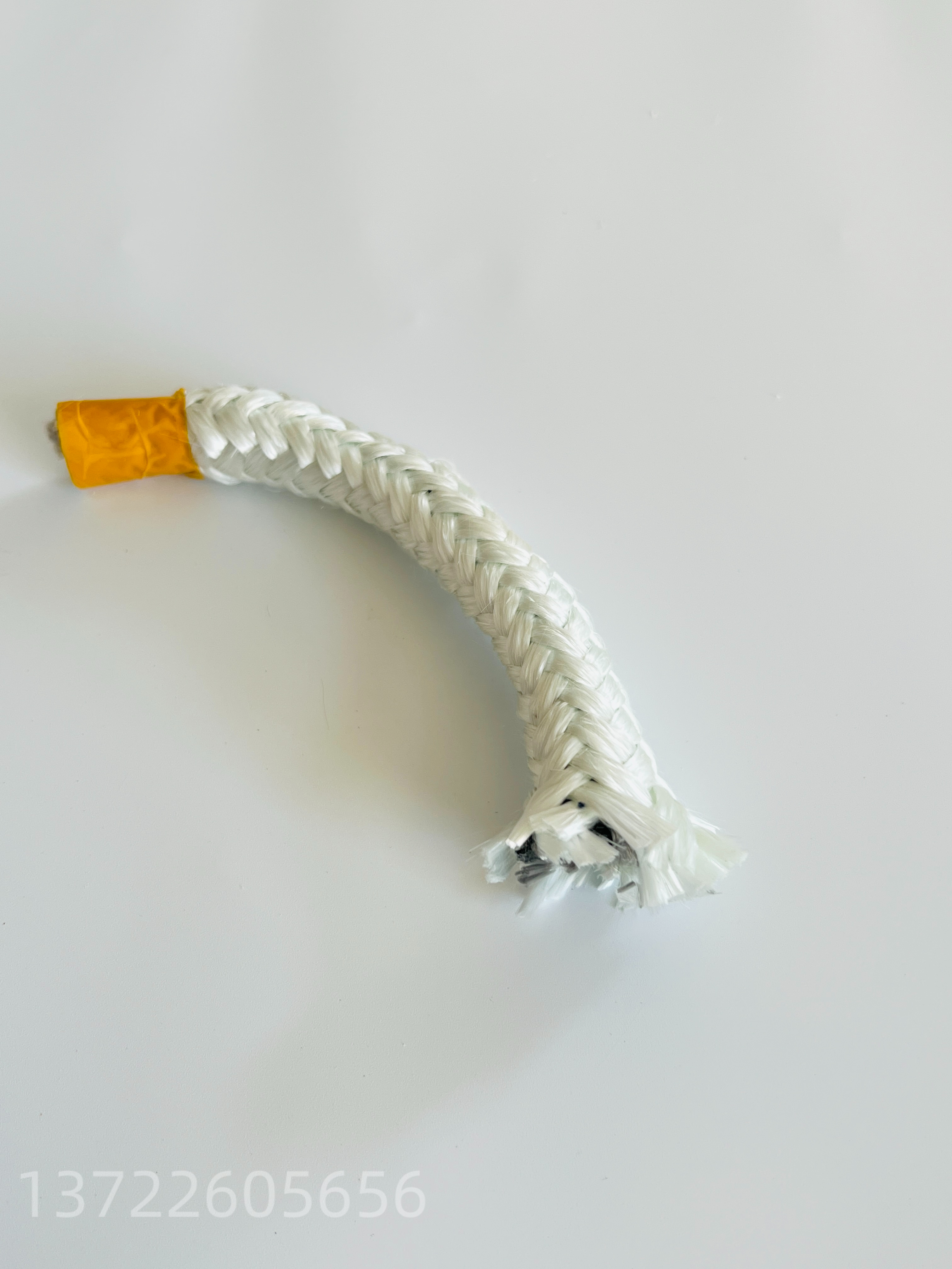 无碱玻璃纤维绳耐高温防火阻燃玻纤绳耐腐蚀绝缘玻璃纤维线无接头