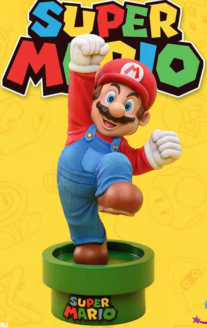 马里奥 超级水管工 手办雕像潮玩公仔摆件玩具礼物!