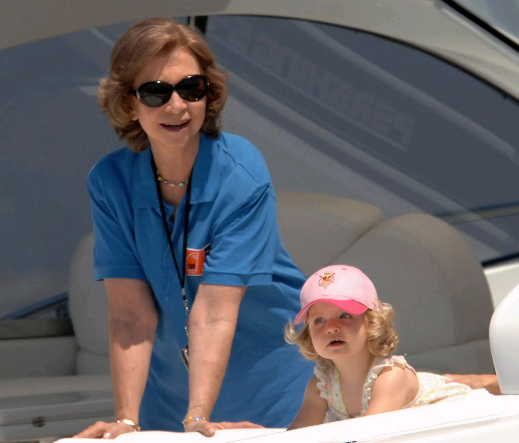 西班牙索菲亚太后娘家的希腊基因好强大,两个孙女长相都受其影响