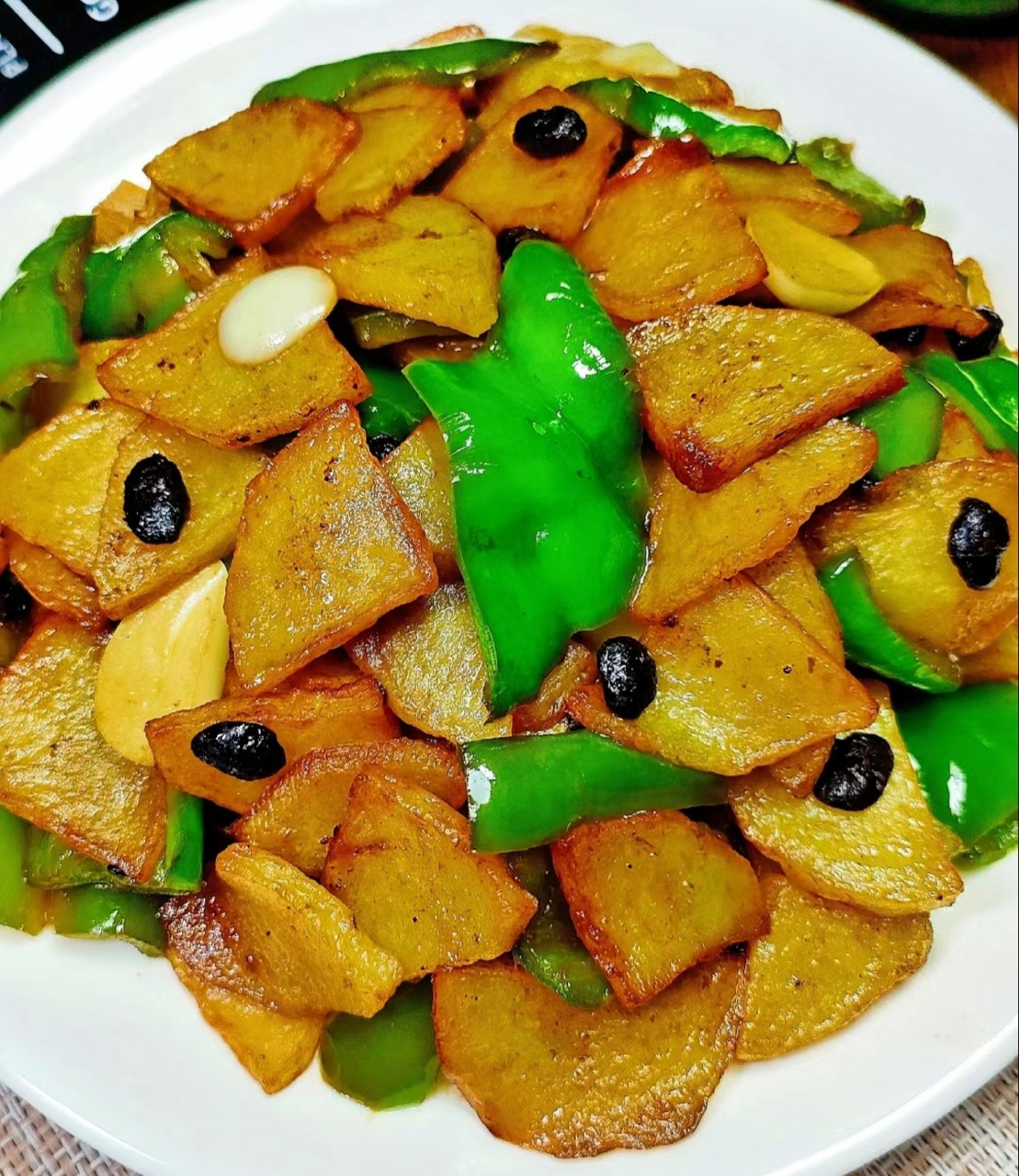 辣椒炒土豆片,不输肉的味
