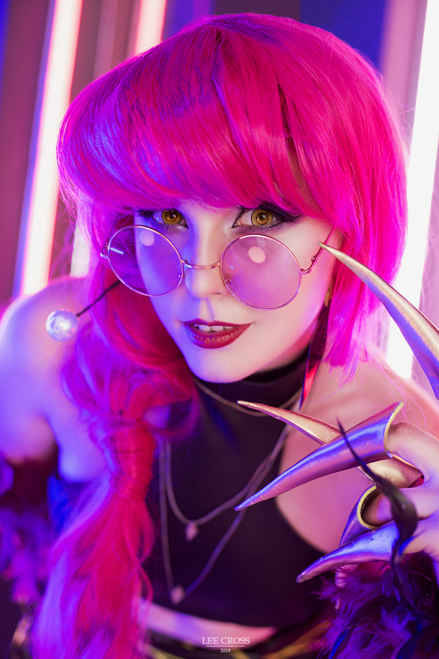 《英雄联盟》kda女团伊芙琳cosplay大作,确实好看啊!