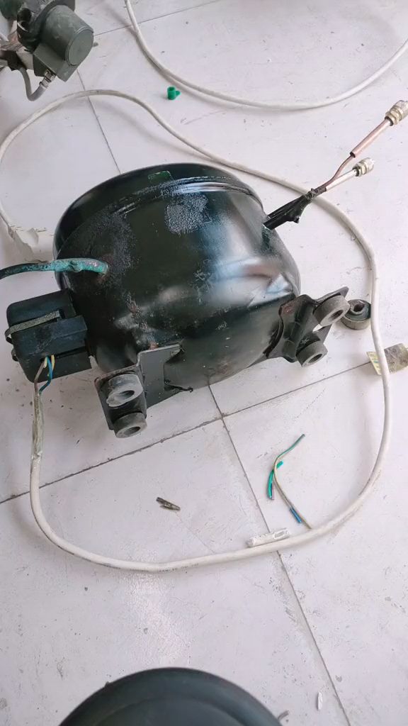 旧冰箱压缩机改气泵真空泵维修冰箱好用主要是便宜省钱