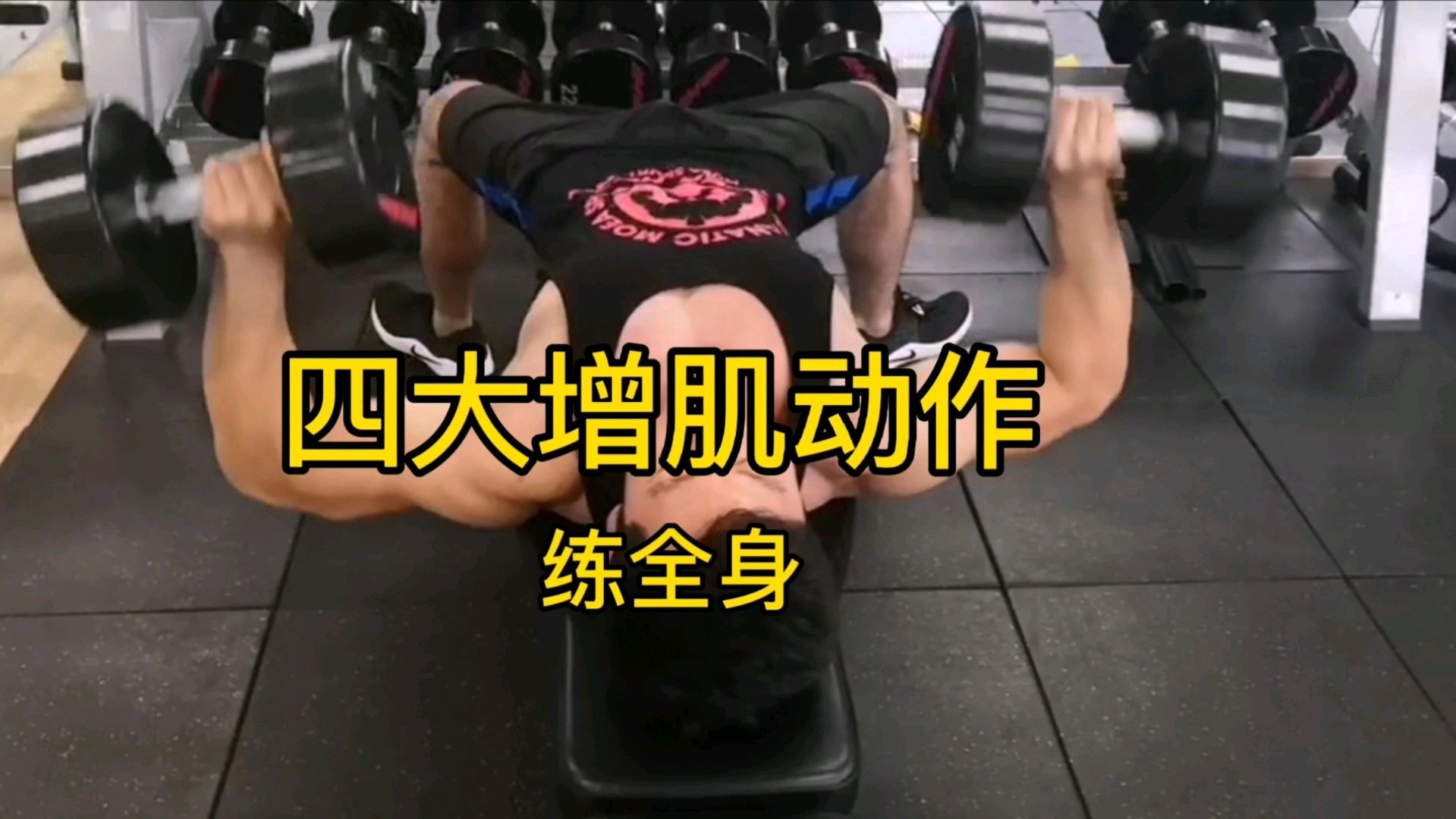四大黄金增肌动作,练全身主要大肌肉,18个月蜕变成肌肉男