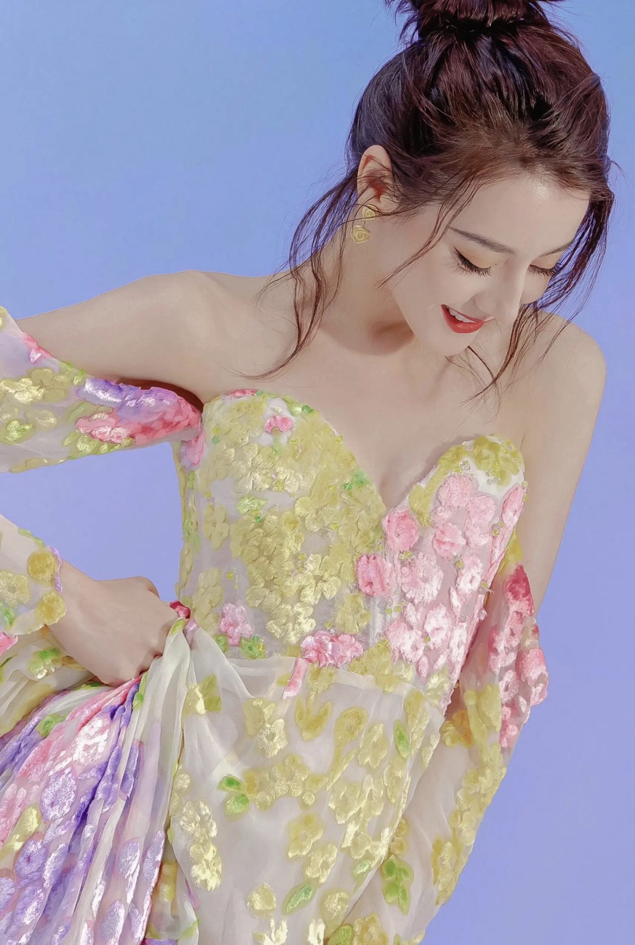 迪丽热巴花仙子造型,也太美了