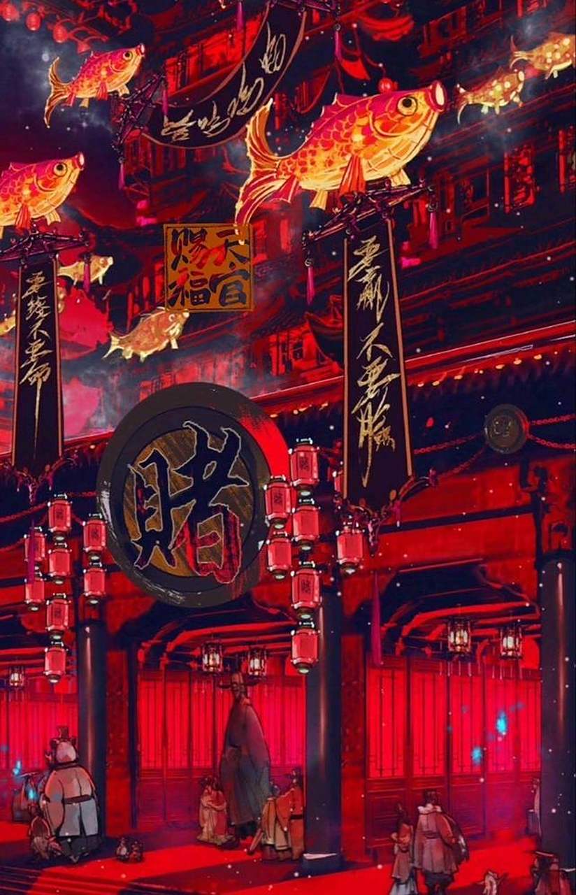 天官赐福# 这鬼市果然比上天庭有趣多了.