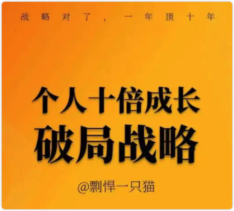 剽悍一只猫个人品牌增值笔记 知识星球