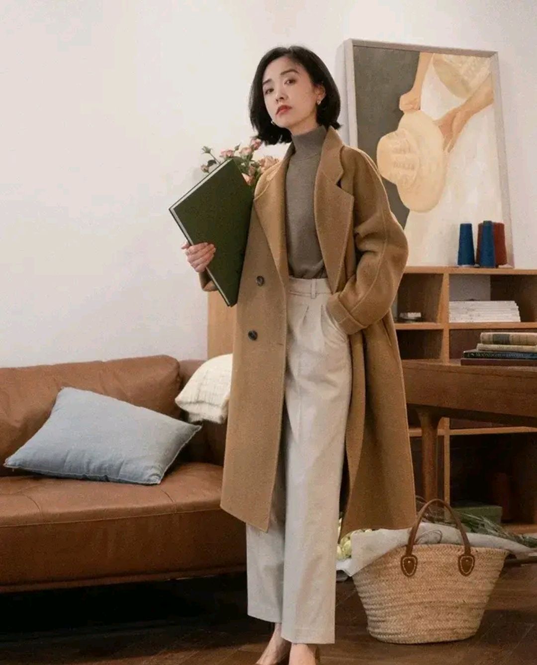 米杏色简约高级驼色经典百搭棕咖色日系中带着几分暖色调都是嵌