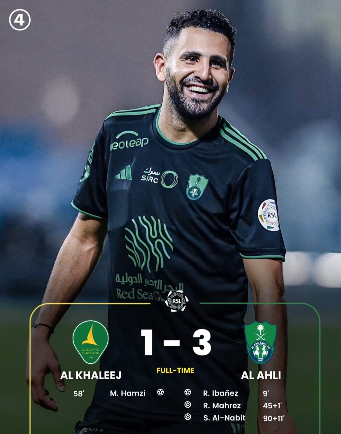 3-1!沙特联赛:吉达国民两连胜,新将"马赫雷斯"沙特处子球!