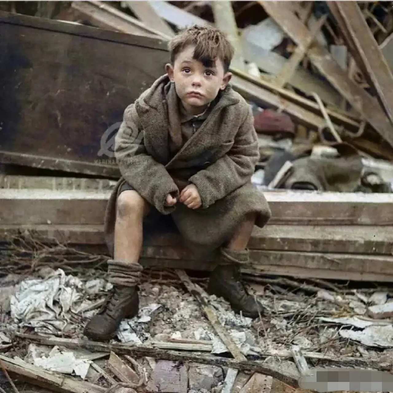 这是一张让人泪目的老照片.