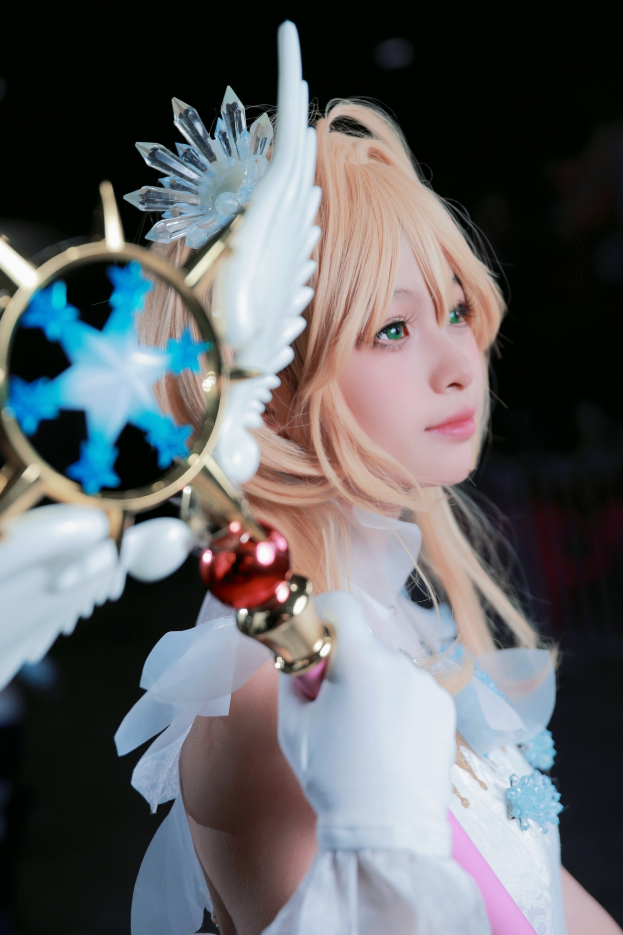 「cosplay场照」魔卡少女樱 小樱 冰晶服 冰雪天使