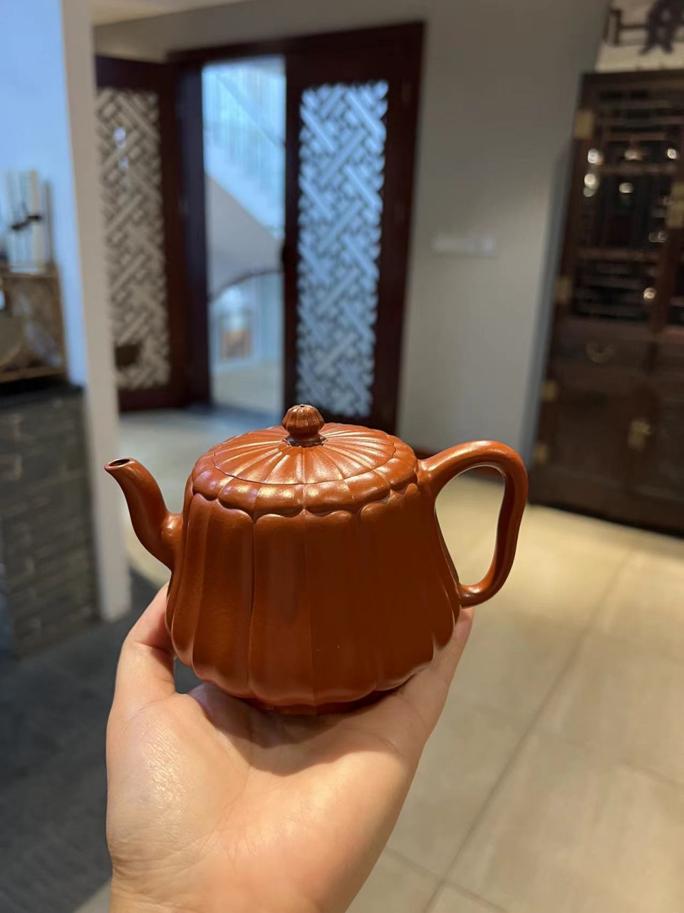 范泽锋大师新作《禅墩·若菱》 龙德堂馆藏大红袍泥料!