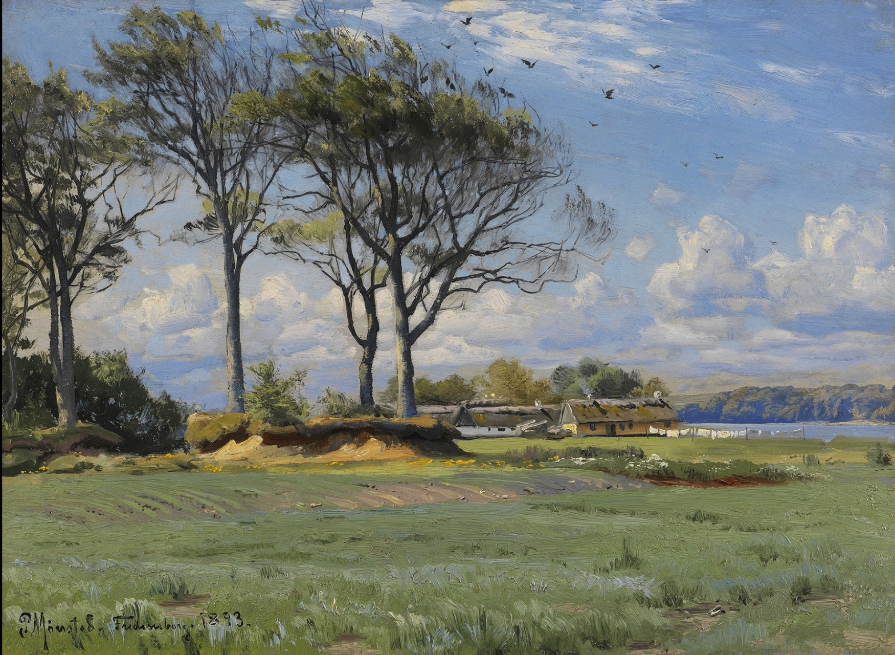 大师蒙森德经典风景油画作品欣赏!这太棒了,好漂亮的风景油画.