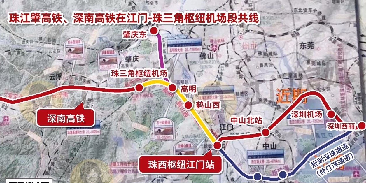 江门高铁线路图图片