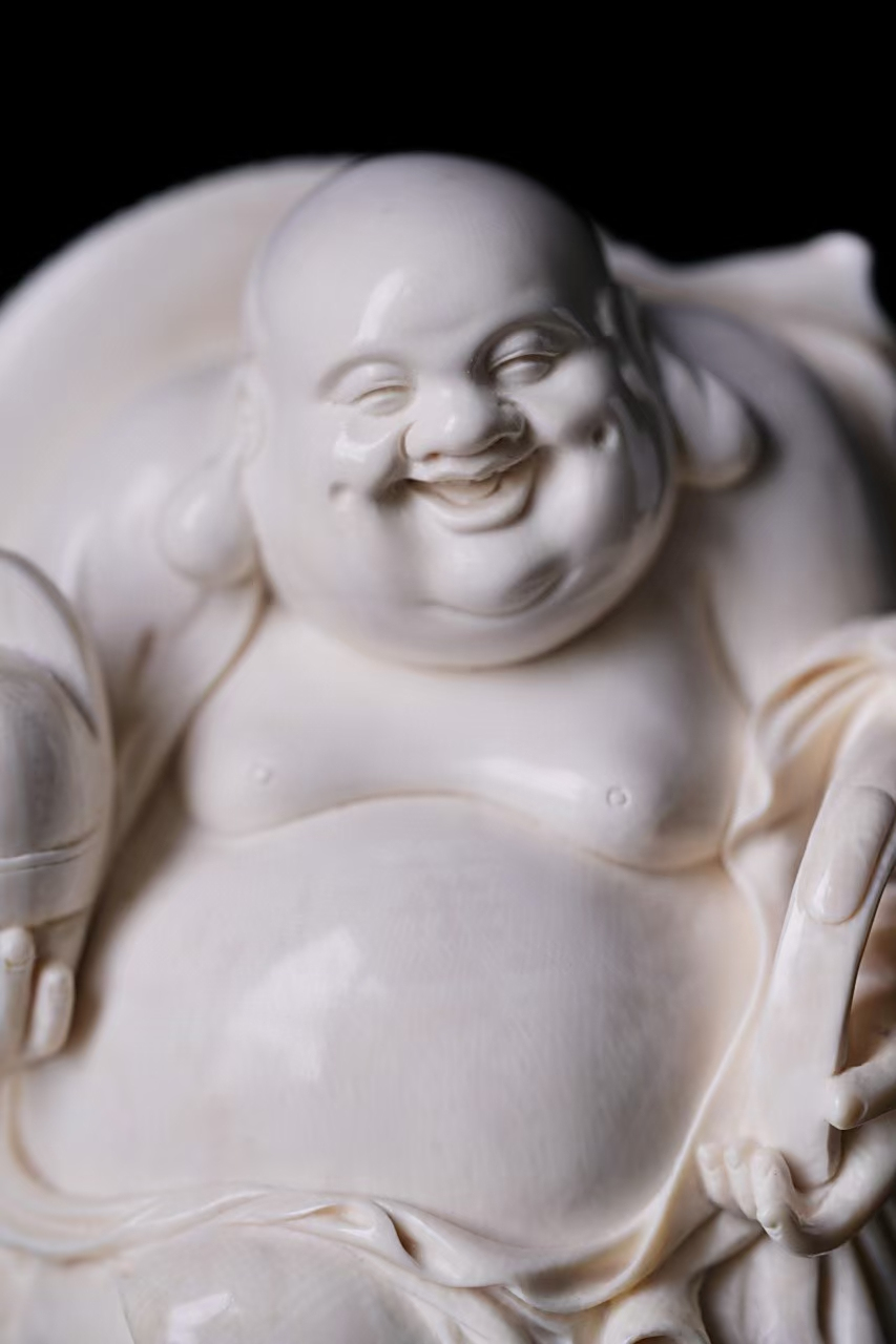 非常好看的弥勒佛 笑眯眯的很治愈 #绘画素材