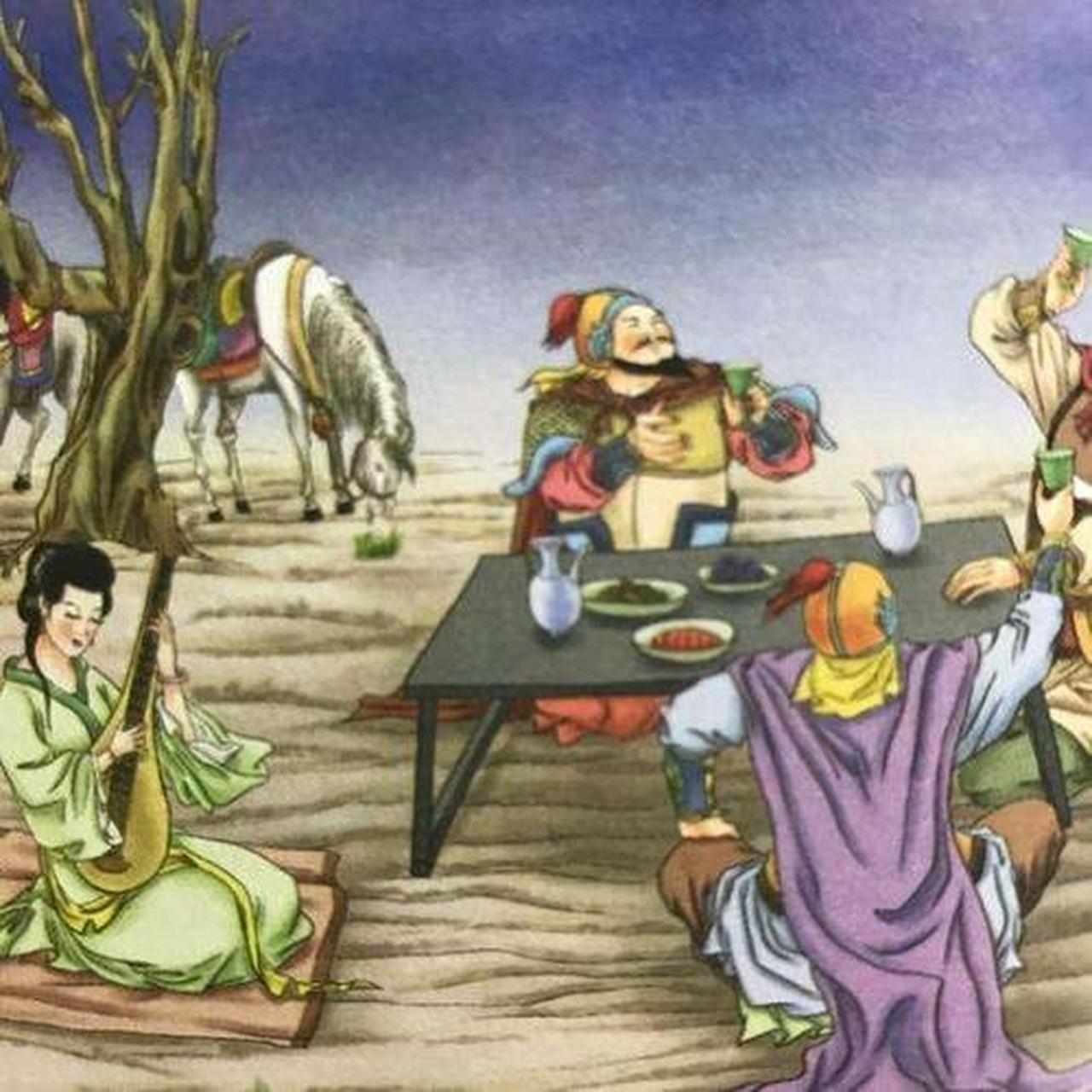 醉卧沙场君莫笑,古来征战几人回.